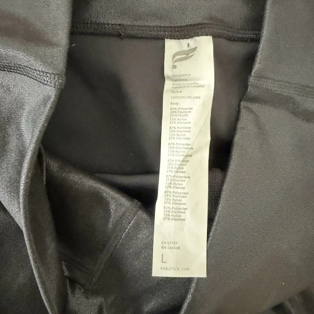 Fabletics Midnight Black Leggings - Picture 4 of 11